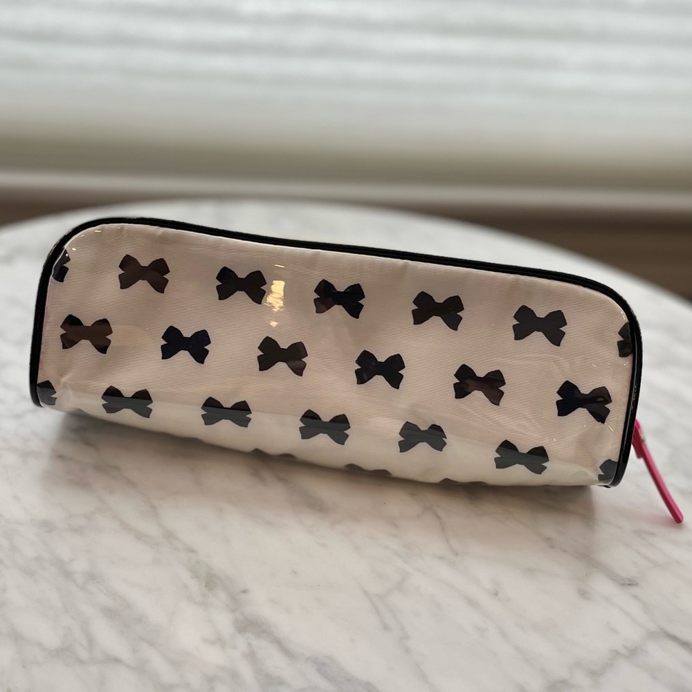 kate spade bow cosmetic pouch